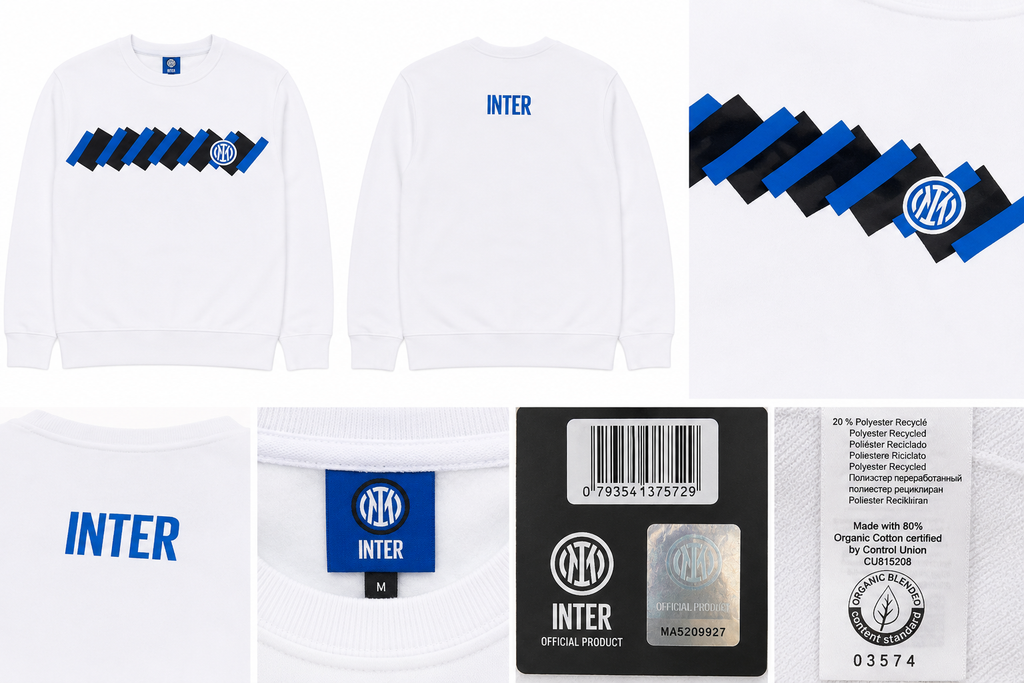 Bluza INTER MILANO Sport cu guler rotund