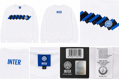 Bluza INTER MILANO Sport cu guler rotund