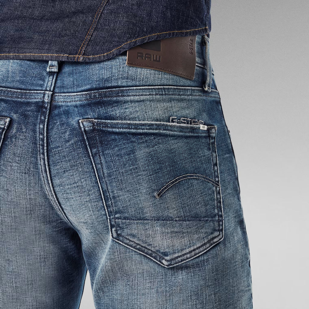 G-STAR RAW 3301 Slim Fit Jeans Bărbați W36/L32 – Faded Clear Sky Original