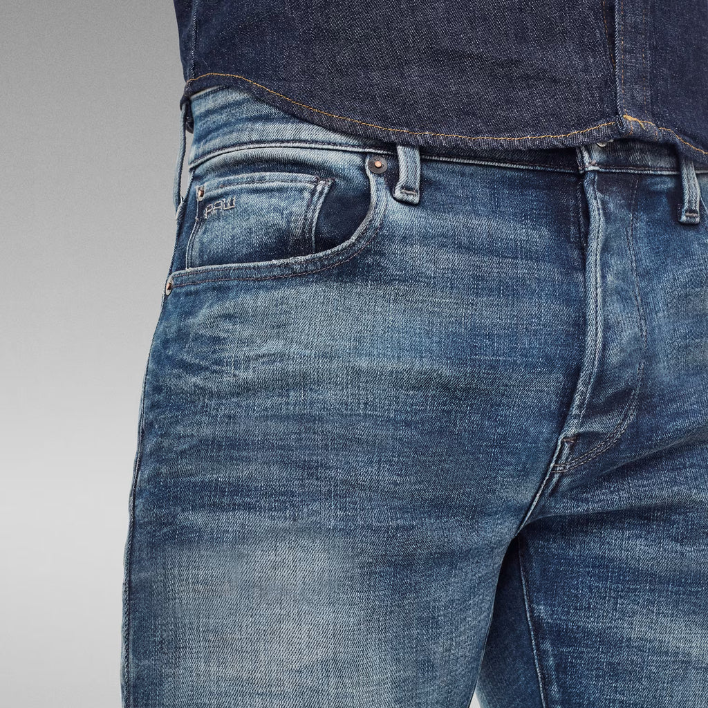G-STAR RAW 3301 Slim Fit Jeans Bărbați W36/L32 – Faded Clear Sky Original