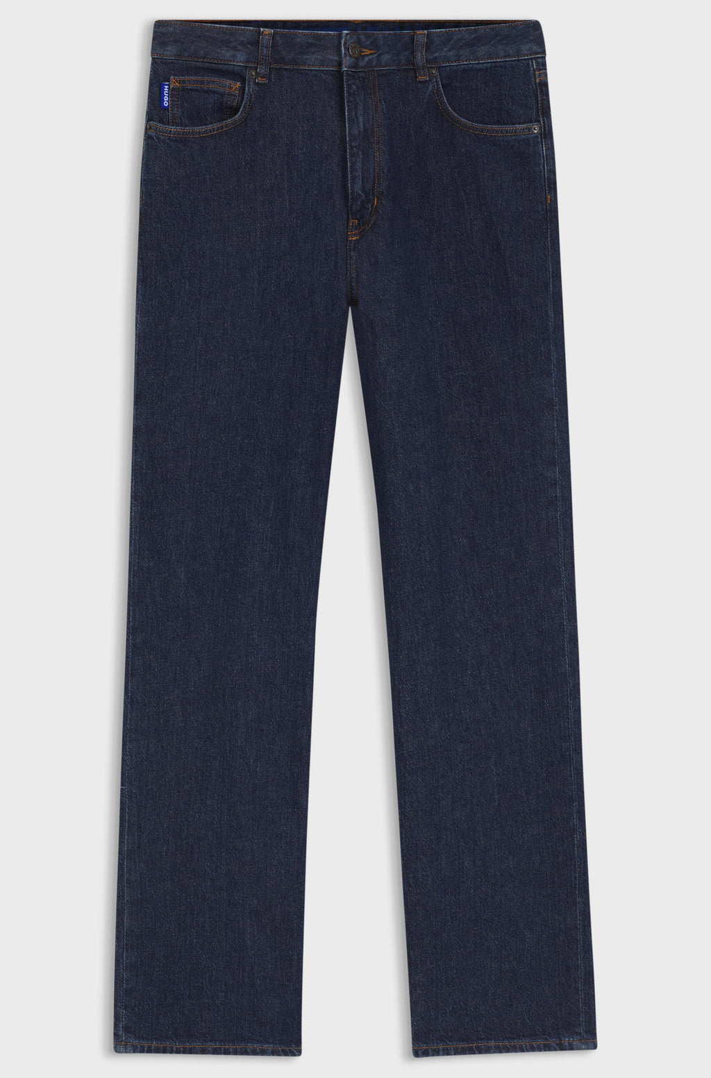 HUGO Blugi Damă Elyah_B Straight Fit Dark Blue Originali