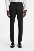 Pantaloni HUGO Hesten224E1X 50476482 negri - față