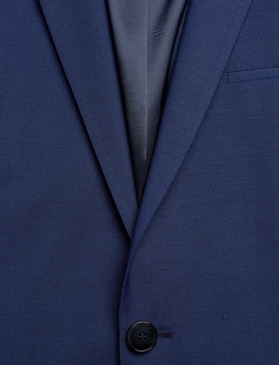 HUGO ArtiM204X Extra Slim Soft Constructed Sacou Bărbați Bleumarin