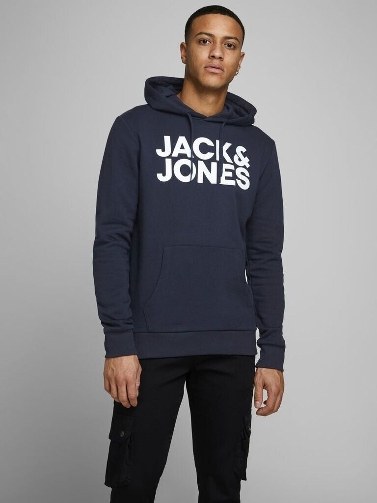 Jack & Jones JJECorp Logo Sweat Hood NOOS Hanorac Bărbați Bleumarin (Navy Blazer) XXL