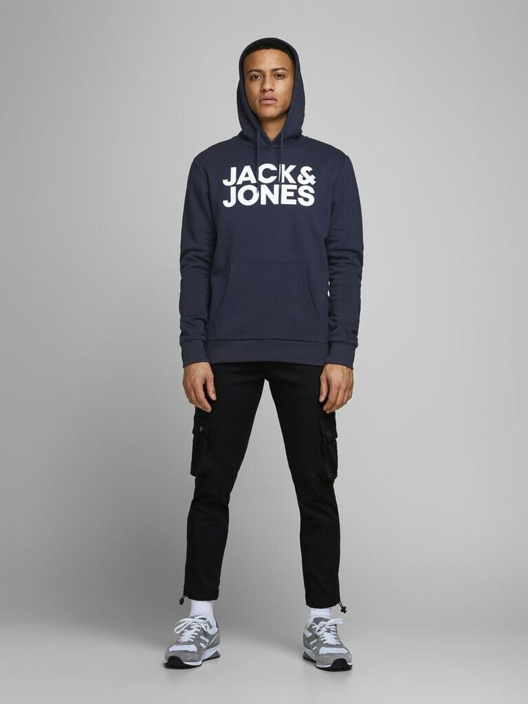 Jack & Jones JJECorp Logo Sweat Hood NOOS Hanorac Bărbați Bleumarin (Navy Blazer) XXL