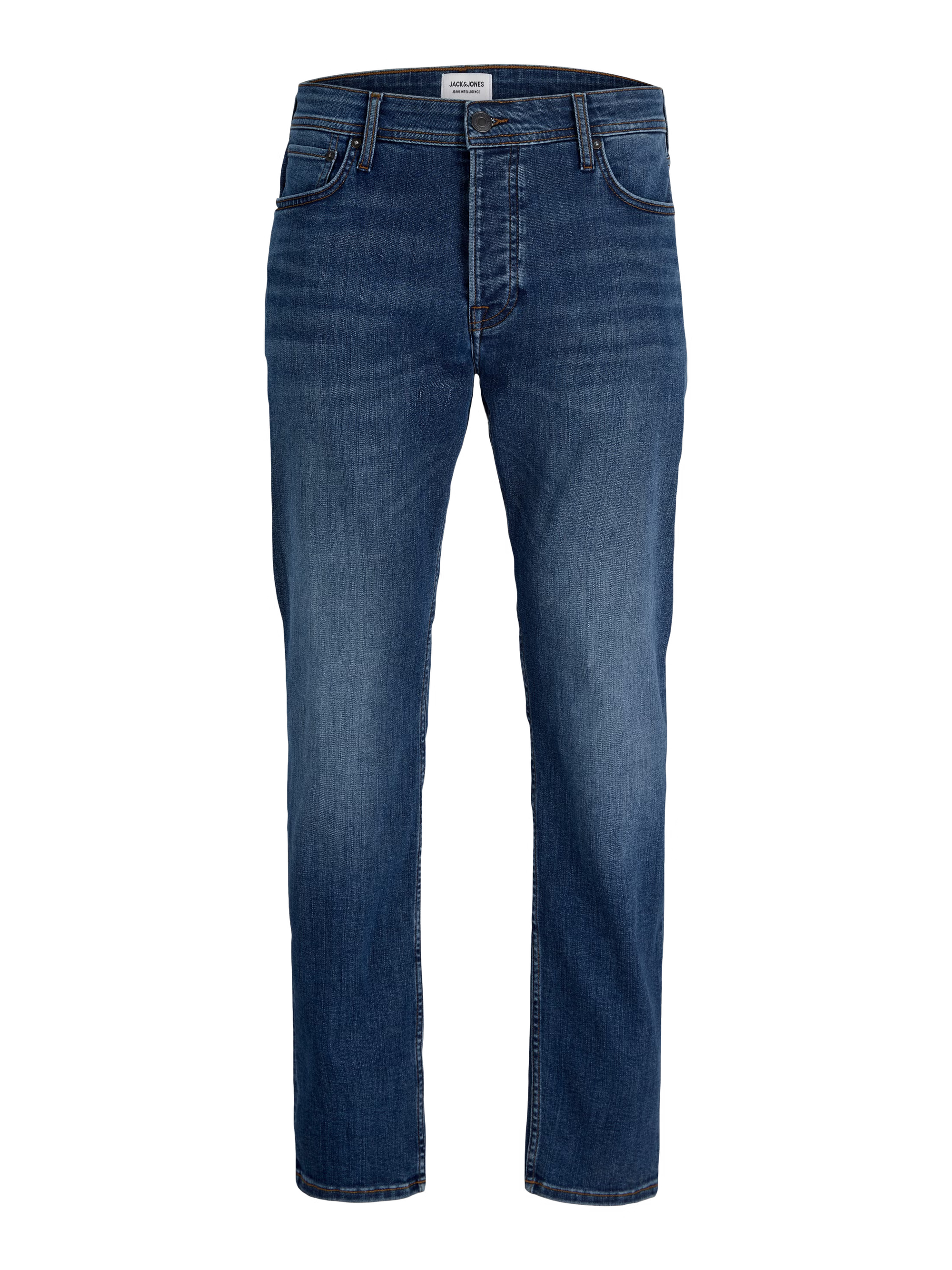 JACK & JONES Jeans JJIMIKE JJORIGINAL AM Tapered Fit Bărbați W31/L34 – Blue Denim Original