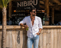Blugi bărbați JACK & JONES Plus Liam Skinny Fit, Blue Denim
