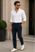 Pantaloni Chino Bărbați Amazon Essentials Athletic Fit Stretch